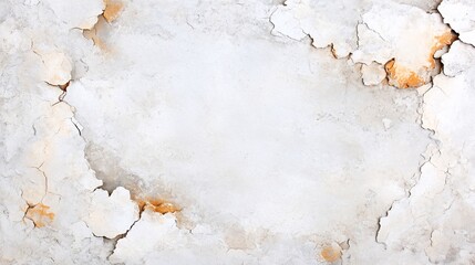 Obraz premium Cracked White Wall Texture