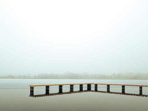 Paysage gel&eacute;