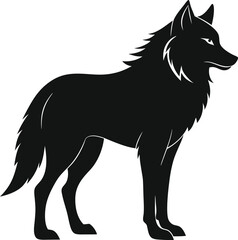 image of a wolf illustration art work