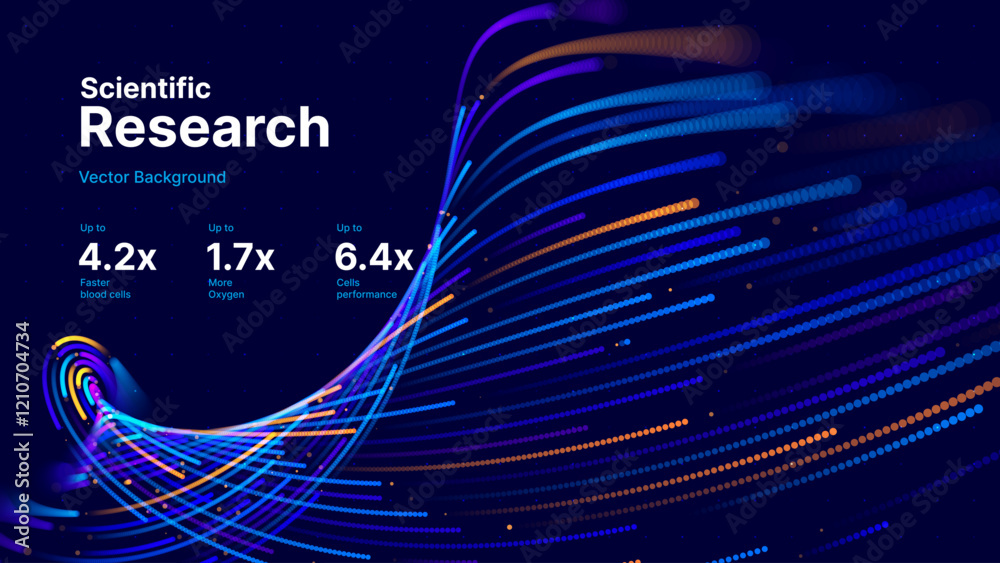 Aufkleber Cyber Big Data Flow Particles Bokeh. Digital Neural Network. Concept of AI Artificial Intelligence Technology Machine Deep Learning. Digital Communication. Science Technology Presentation Vector.