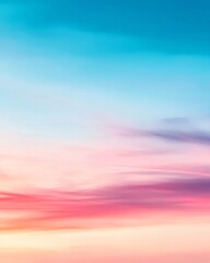 Fototapeta premium Serene Sky at Sunrise