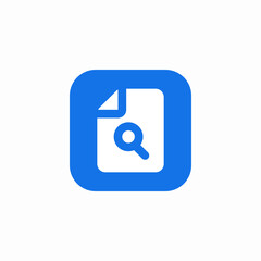 search file icon sign vector