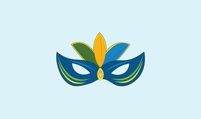 Carnival mask vector illustration