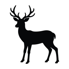 deer silhouette vector