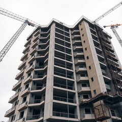 Apartment building under construction