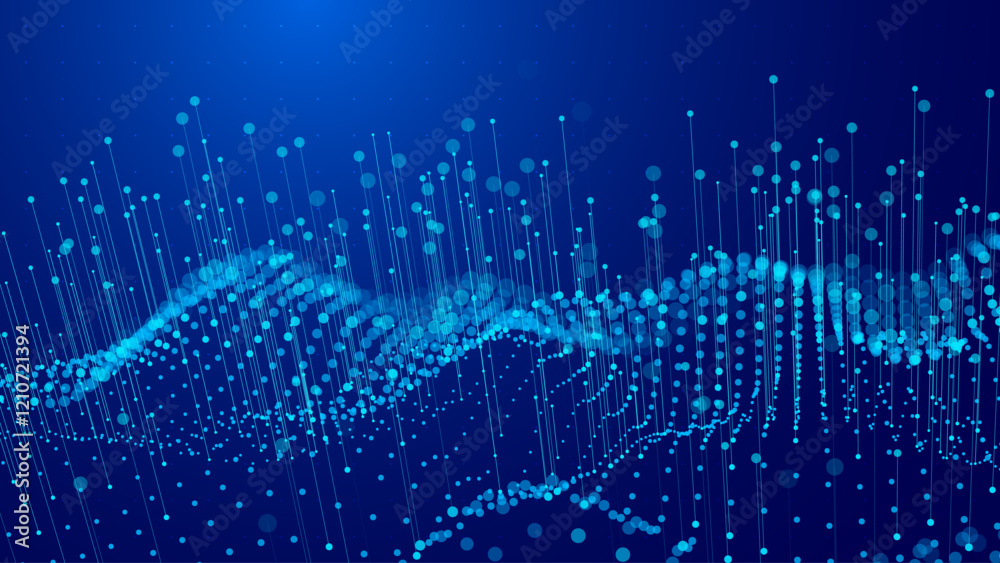 Aufkleber business invest finance graph chart of stock market trading blue background. digital financial inves