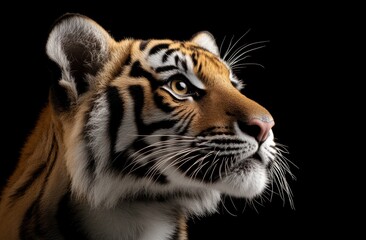 Obraz premium Portrait photograph of a tiger