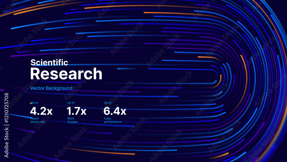 Poster High Speed Light Particles Internet Data Cloud Technology Background. Digital Road Fast Speed Internet Broadband Data Flow Concept. Science Tech Research Presentation Bg. Vector Illustration.