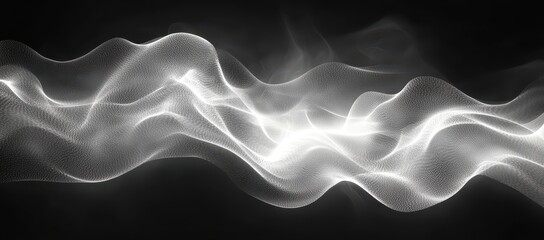 Obraz premium Abstract background with a monochrome gradient and flowing textures.