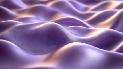 Obraz premium Abstract Lavender Fabric Texture Waves Flowing Gently