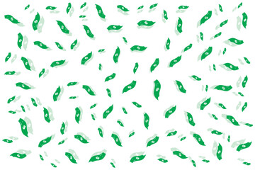 Banknote flow, money, $, coin,  flowing seamless background texture, New Year festival, celebration, gift, present box paper, backdrop