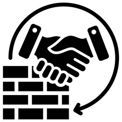 Restrain Of Trade Glyph Icon