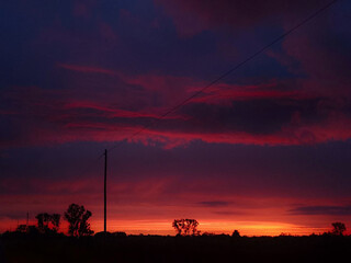 Paisaje de Atardecer