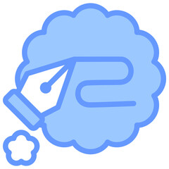 Illustration Blue Icon