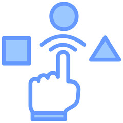User Experience Blue Icon