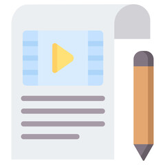 Composition Flat Icon