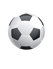 Naklejka premium soccer ball isolated on white vector