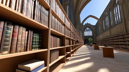 Obraz premium Grand Cathedral Library