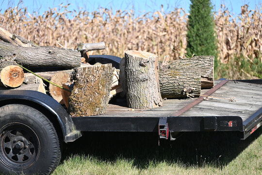 Logs on Trailer - Powered by Adobe