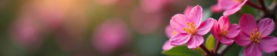 Fototapeta premium Daphne in full bloom with delicate pink flowers, daphne, plant, flowers