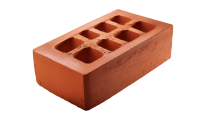 brick isolated on transparent background