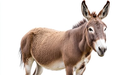 Obraz premium Majestic Donkey Portrait, Capturing Its Gentle Spirit