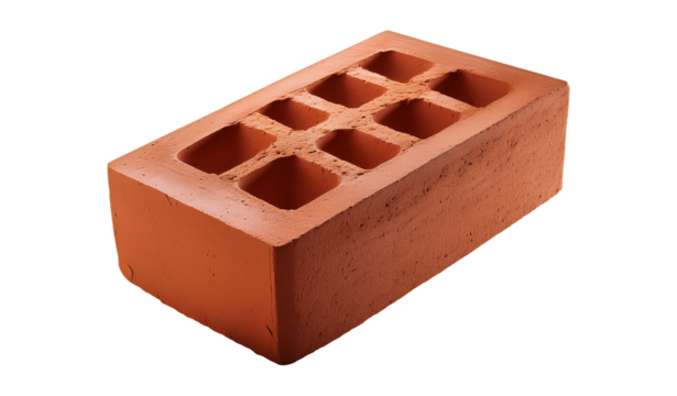 brick isolated on transparent background