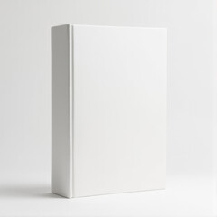 big blank book mockup close up