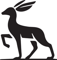 silhouette of a kangaroo