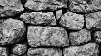 Fototapeta premium Detailed Close-up View of a Majestic Stone Wall