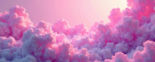 Fototapeta premium swirling clouds of color blending into a soft pink hue, ethereal ambiance, otherworldly, silk