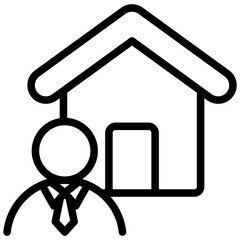 Landlord Outline Icon