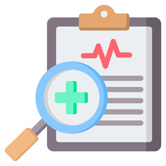 Diagnosis Flat Icon