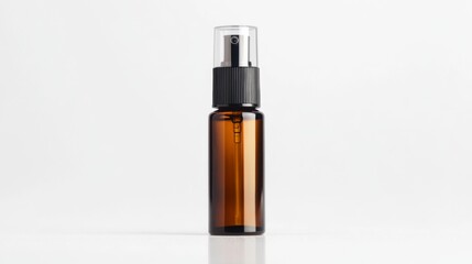 Fototapeta premium Elegant Amber Glass Spray Bottle - Premium Packaging Design