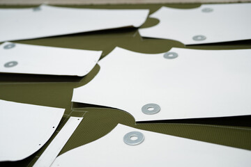 cutting of fabrics cut in production for sewing clothes