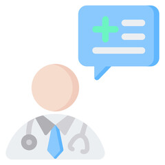 Medical Advice Flat Icon