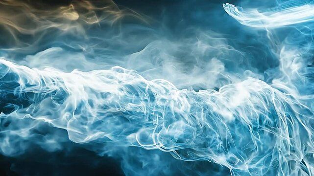 A ghostly figure aiming a gun, surrounded by swirling smoke effects.
