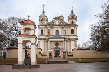 Fototapeta premium Church of Saint Apostles Peter and Paul, Vilniusa