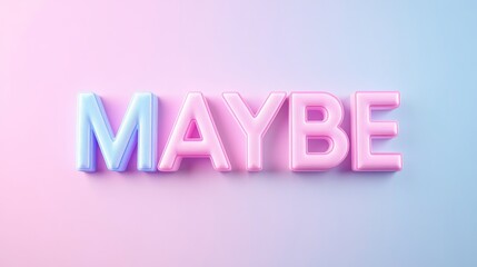 Fototapeta premium A 3D word 