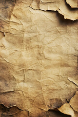 Fototapeta premium Vintage Aged Paper Texture with Unique Wrinkles and Creases for Artistic Background : Generative AI