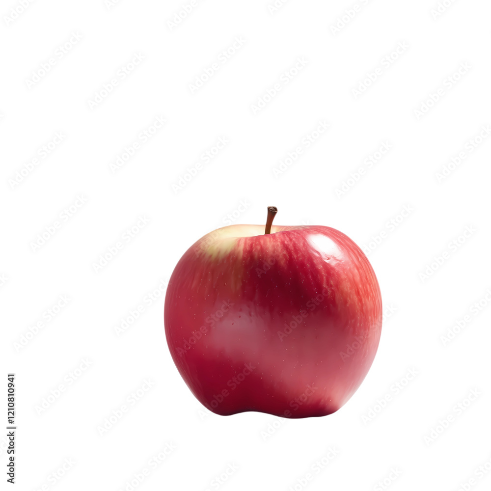 Wall mural red apple isolated on white