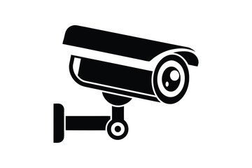 CCTV camera icon with Transparent Background Clipart Illustration and Monitoring 