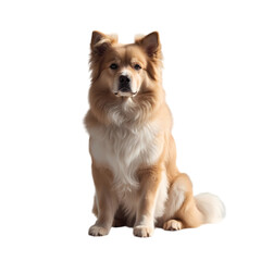 Obraz premium golden retriever isolated on white background