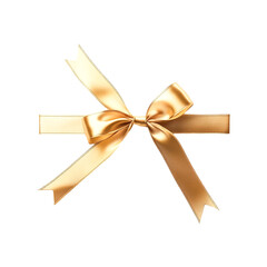 Fototapeta premium Gold ribbon bow on colorful gift box present surprise