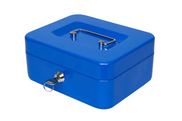 Cash box isolated on white