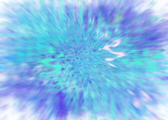An abstract transparent iridescent color blur design element.