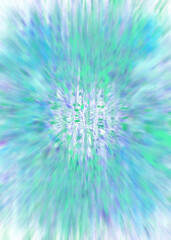 An abstract transparent iridescent color blur design element.