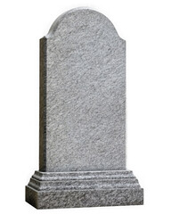 Blank Granite Headstone 