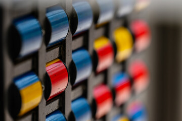 Color game at a playground.