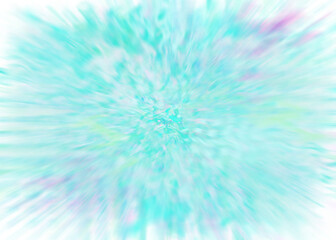 An abstract transparent iridescent color blur design element.